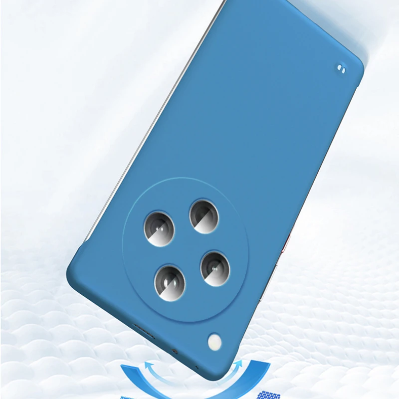 Тонкий жесткий безрамный ультратонкий чехол для телефона из ПК OPPO Find X8Pro