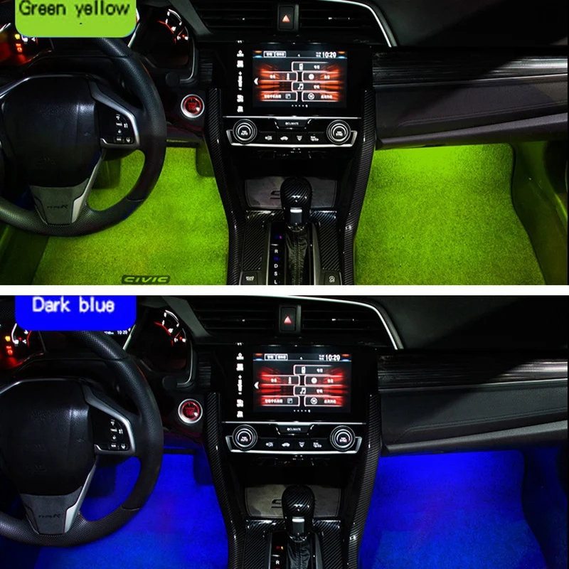 Интерьерная атмосфера автомобиля Φ окружающей среды для Honda Civic Accord 10Th CRV RW 5Th 16-22