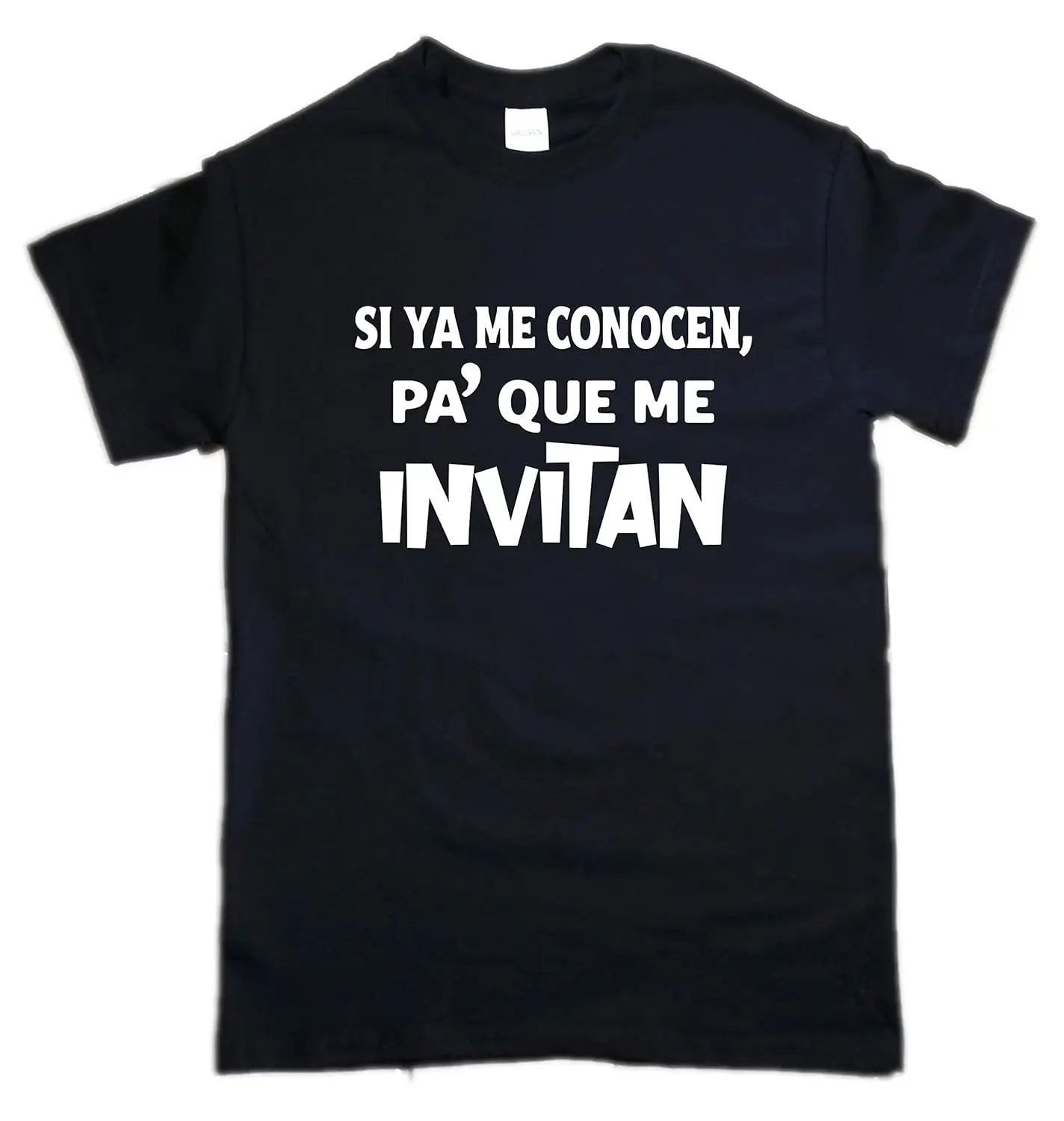 Мужская футболка Si Ya Me Conocen Pa' Que Invitan