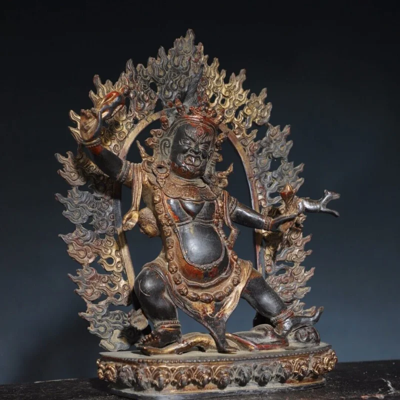 Статуя Будды Vajrapani 12 6 дюйма под старину