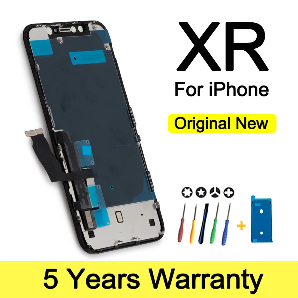 

. Factory Wholesale 100% New Lcd for iPhone XR Display Screen Touch With Metal Factory Display For iPhone XR Lcd touch Screen
