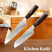 9 inch 7 inch japanese chef knife hand forged high carbon stainless steel kitchen knives pro slicing cleaver cooking knives