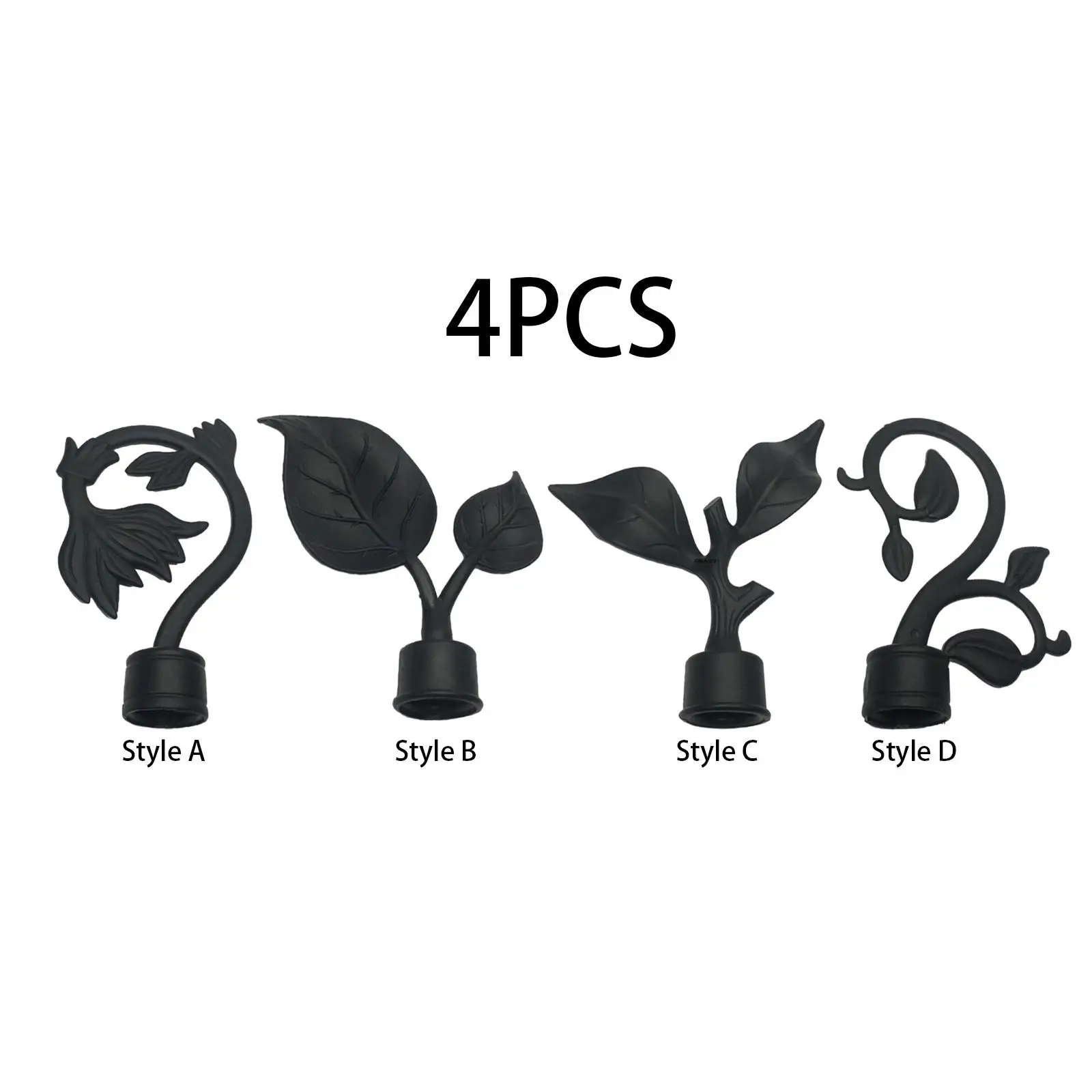 4 шт. наконечники для карнизов штор диаметром 22 мм декоративные накладки