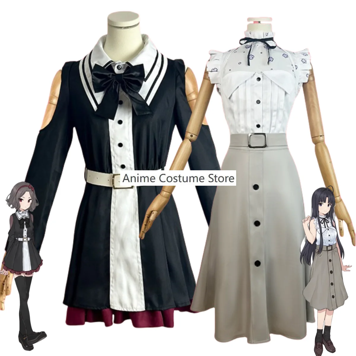 Женский костюм для косплея из аниме группы Cry Subaru Awa Tomo Ebizuka летнее платье рубашка