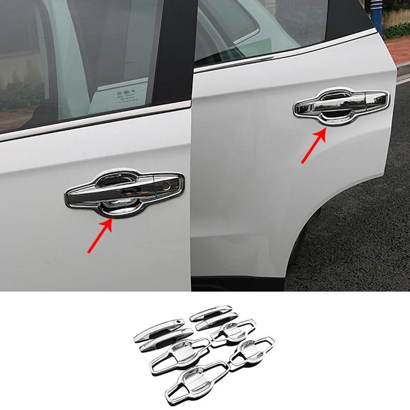 

For FAW BESTURN X40 2017 Door Handle Cover Chrome Silver Decorate