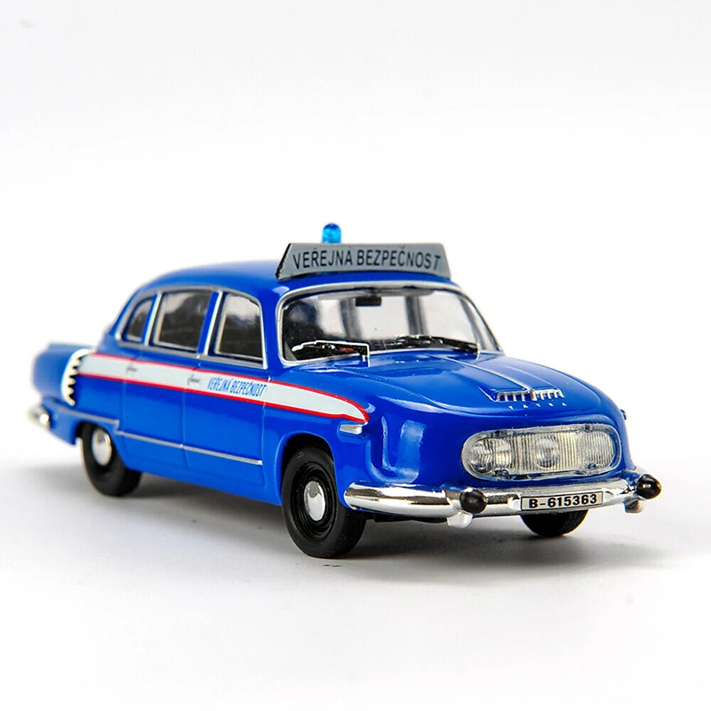 

Diecast 1/43 Alloy Car Model Tatra 603 Classic Police Car Collectible Model Toys for Children Gifts for Boys Static Display