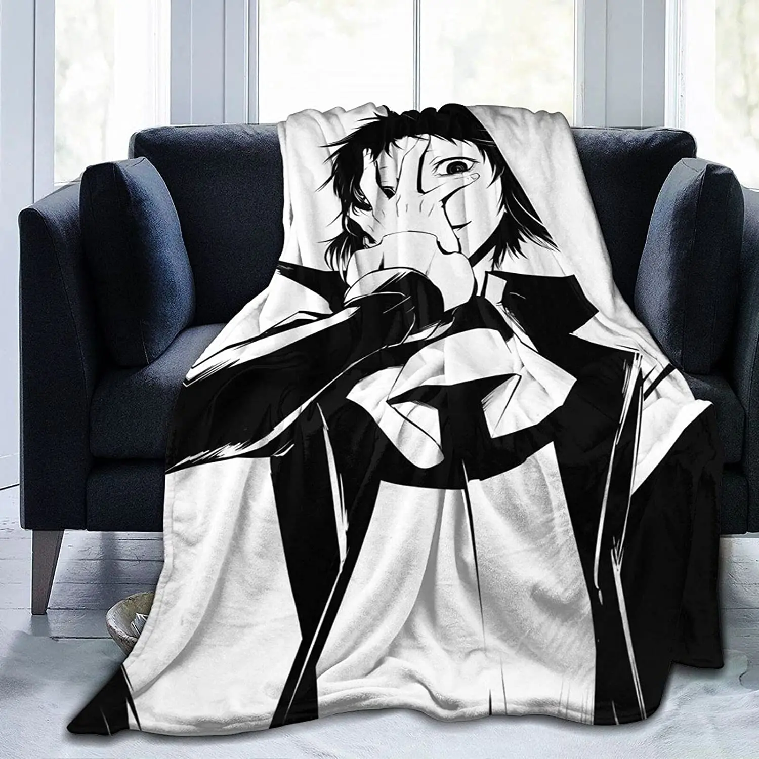 

Ryunosuke Akutagawa Fluffy Soft and Comfortable Blanket, Anime Warm Embrace of Sympathy