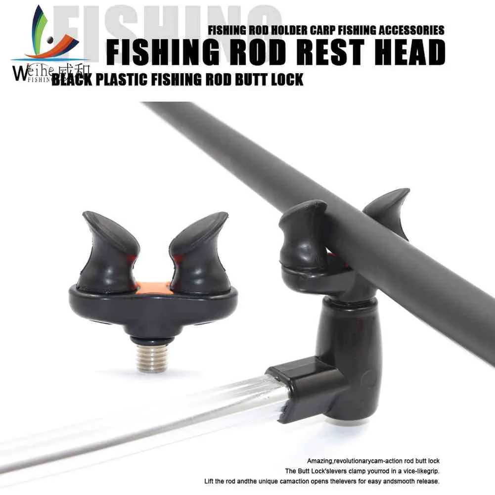 

Carp Fishing Rod Rest Head Gripper for Rod Pod Fishing Rod Rest Butts Gripper Grips Pole Holder Stand Head Carp Fishing Tools