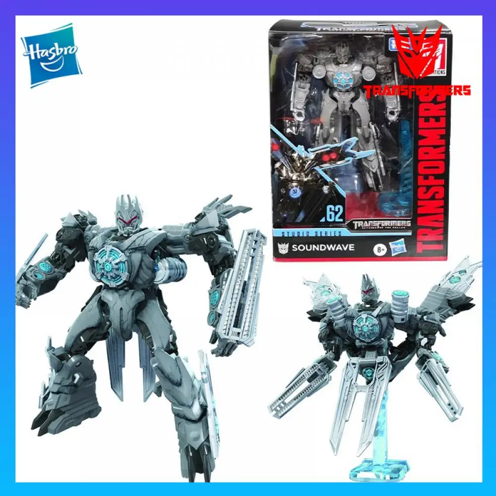 

In Stock Hasbro Takara Tomy Transformers Studio Series Ss62 Soundwave (Rotf) Classic Collection D Class Action Robot Model Toys