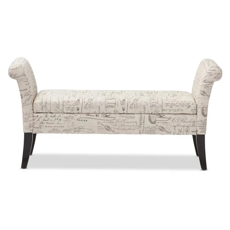 

Baxton Studio Avignon Storage Ottoman Bench