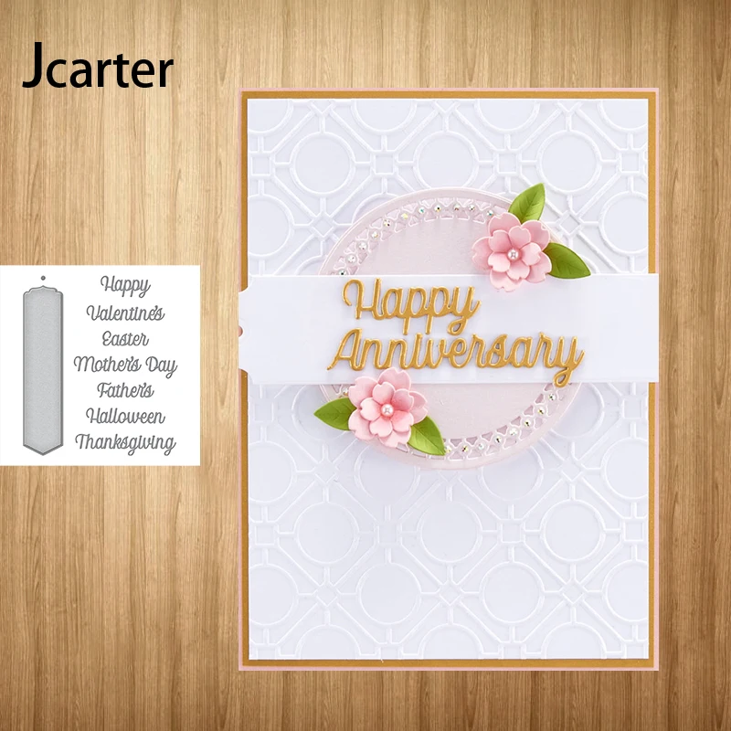 

Thanksgiving Letters Words Mold Metal Cutting Dies Craft Stencil for Scrapbooking Handmade Album Punch Blade Decoration Template