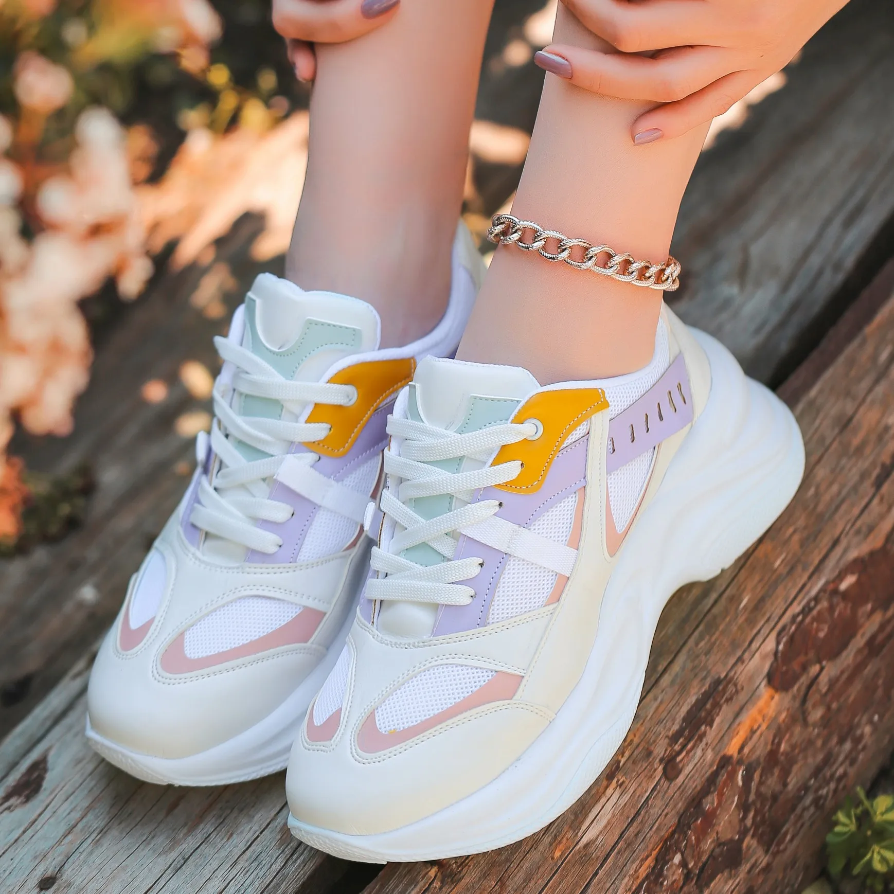 

BveA Store Fashion Spring Summer For Female Casual Sexy Casual Sandals Slippers Feym White Skin Lilac Detailed Sports Shoes