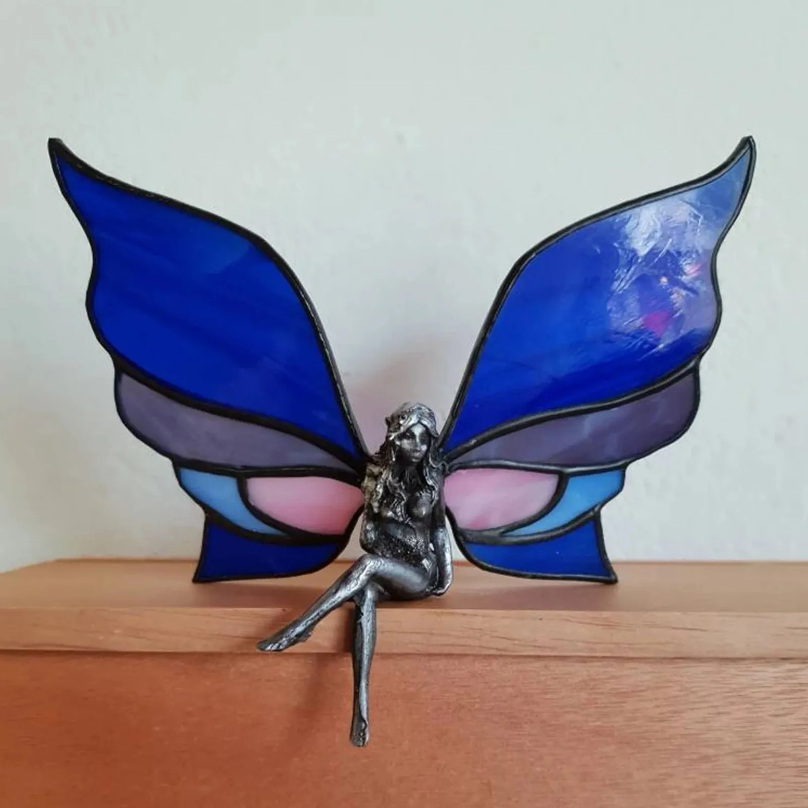 

Butterfly Fairy Statue Flower Fairy Figurines Resin Model Girl With Wings Garden Figurine Fairies Decor Mini Garden Lawn