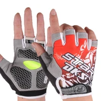 half finger cycling gloves men breathable bike riding glove with absorbing sweat ice silk design women outdoor cycling equipment