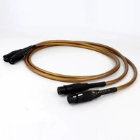 1 pair hi end hexlink golden xlr interconnect cable hifi audio xr1811 xlr male to xlr female extension cable balanced cord