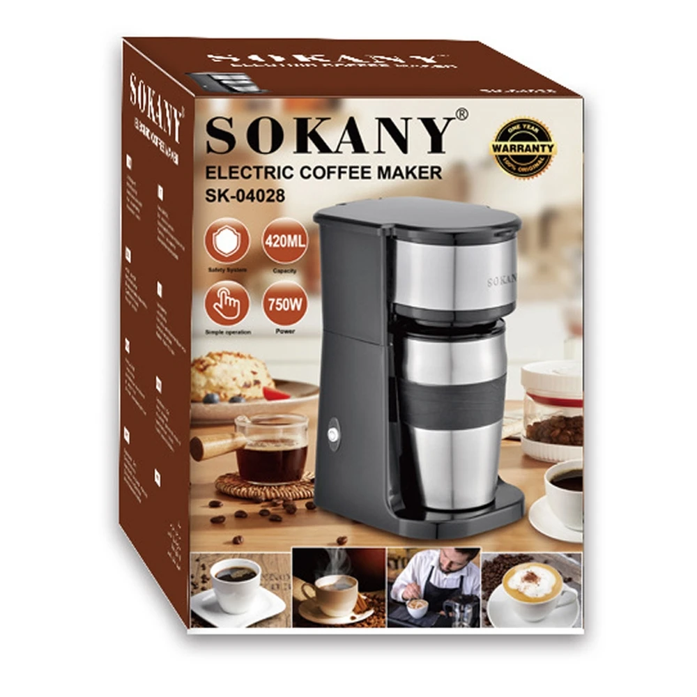 Sokany Hot One Touch из нержавеющей стали 14 унций дорожная кружка стакан комбинированная