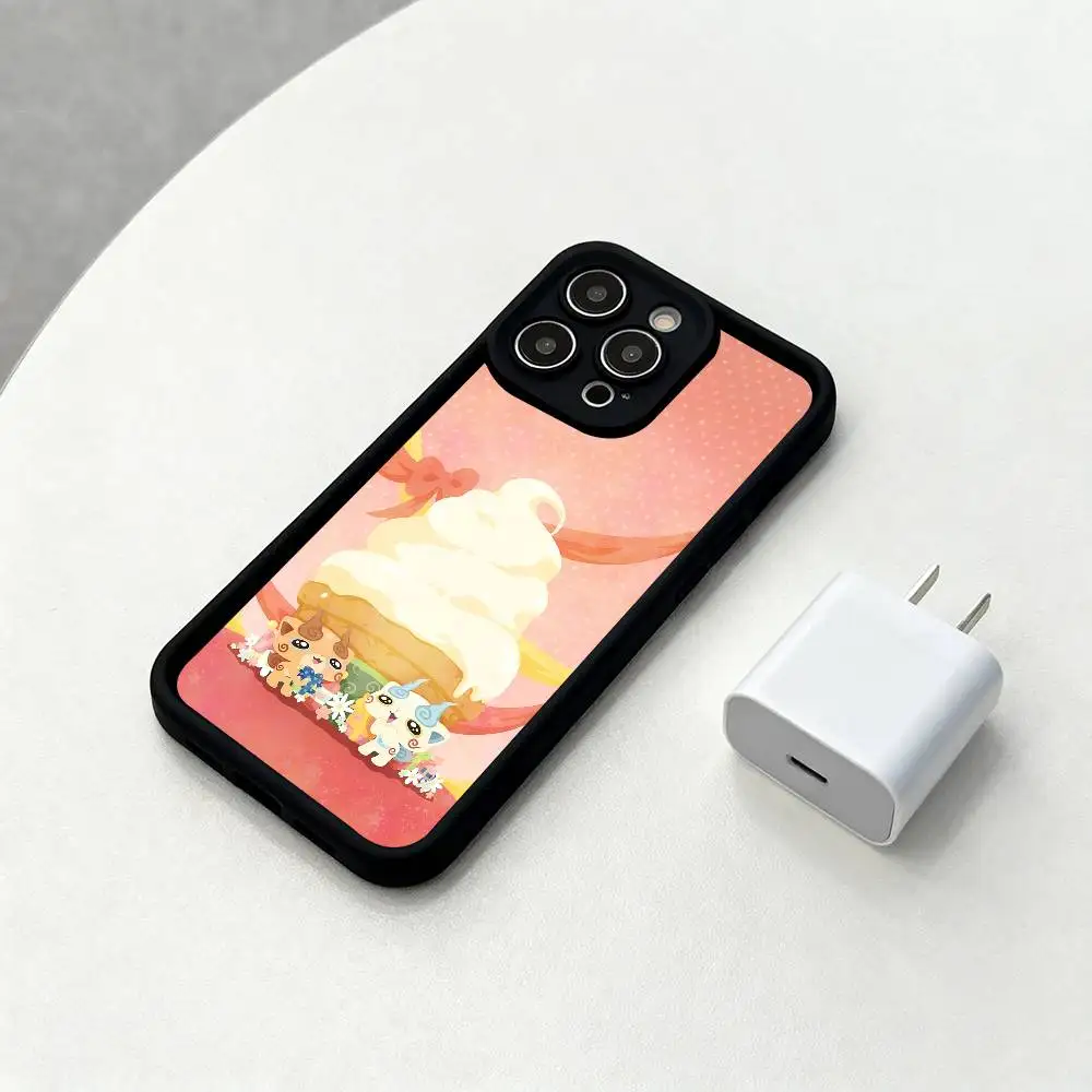 Фото Чехол для телефона J-Jibanyan, черный матовый чехол для iPhone 16, 15, 14, 13, 12, 11 Pro Max, чехлы на заднюю крышку №5