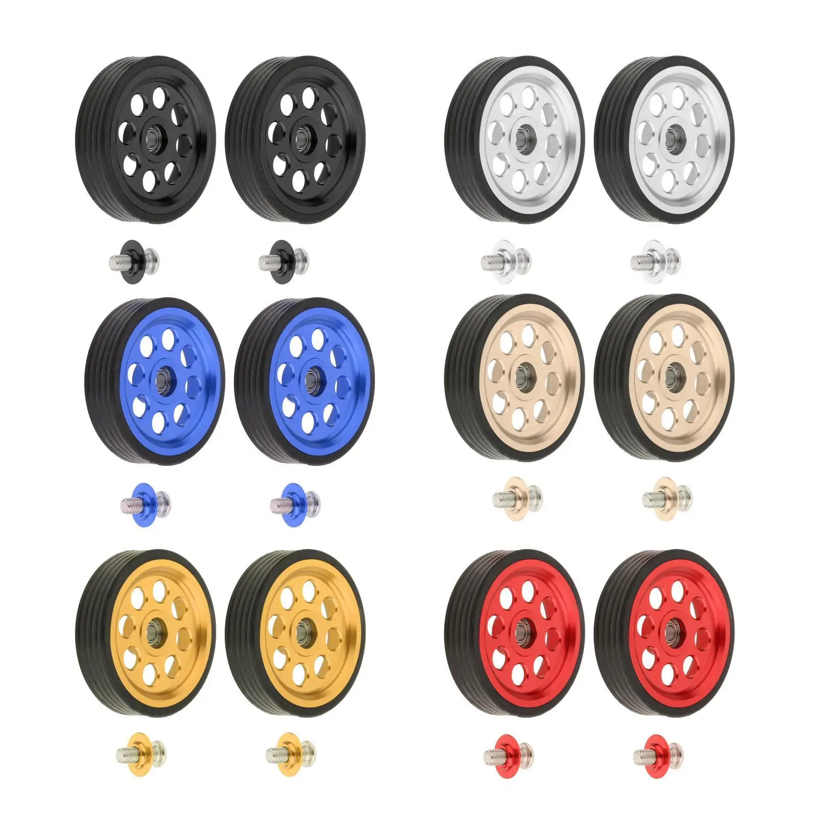 

Folding Wheel Modification Parking Transporting Refit Component Part with Mounting Bolt Accessory
