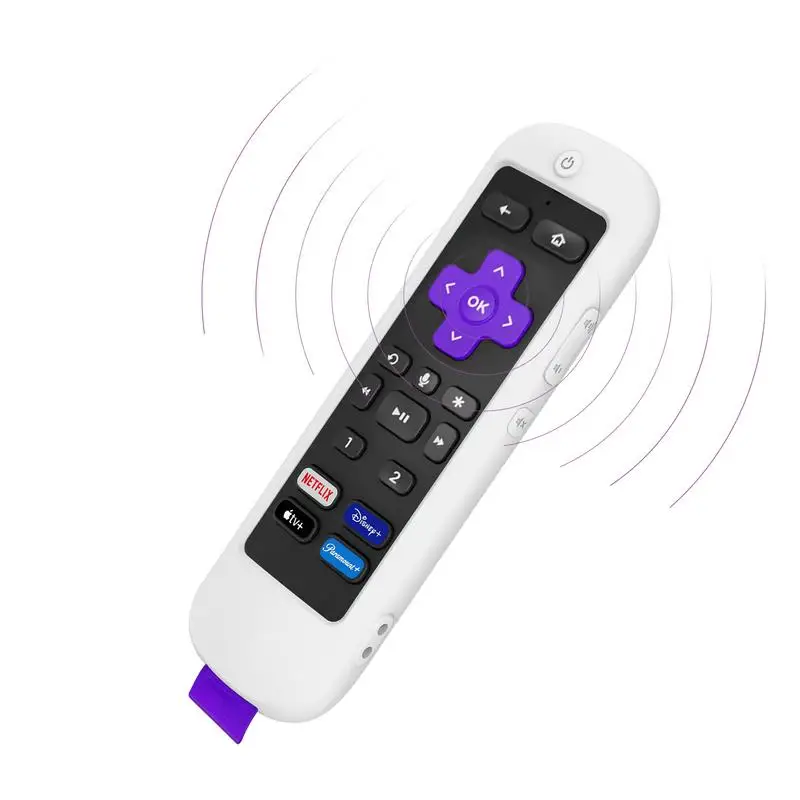 

Мягкий силиконовый чехол для пульта дистанционного управления ForRoku Ultra 2022 ударопрочный пылезащитный чехол для пульта дистанционного управ...