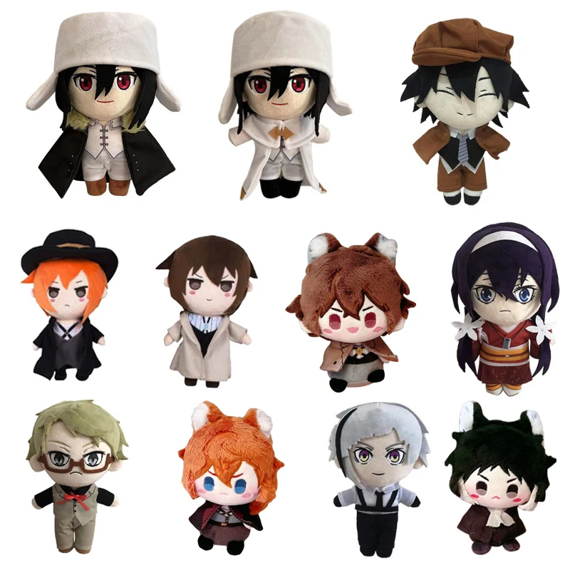 

1/2/4/6pcs 40cm Stray Dogs Bungou Pendant Plush Toy Anime Dazai Chuuya Nakajima Atsushi Figures Plush Stuffed Doll Toys