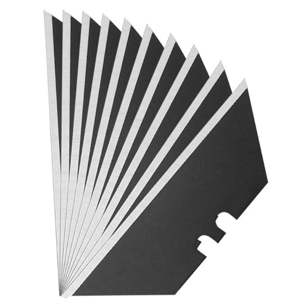 

10Pcs/Set Trapezoidal Blade Replacement Blade Art Craft Cutter Paper Multifunction Car Window Glass Cleaner Squeegee Knife