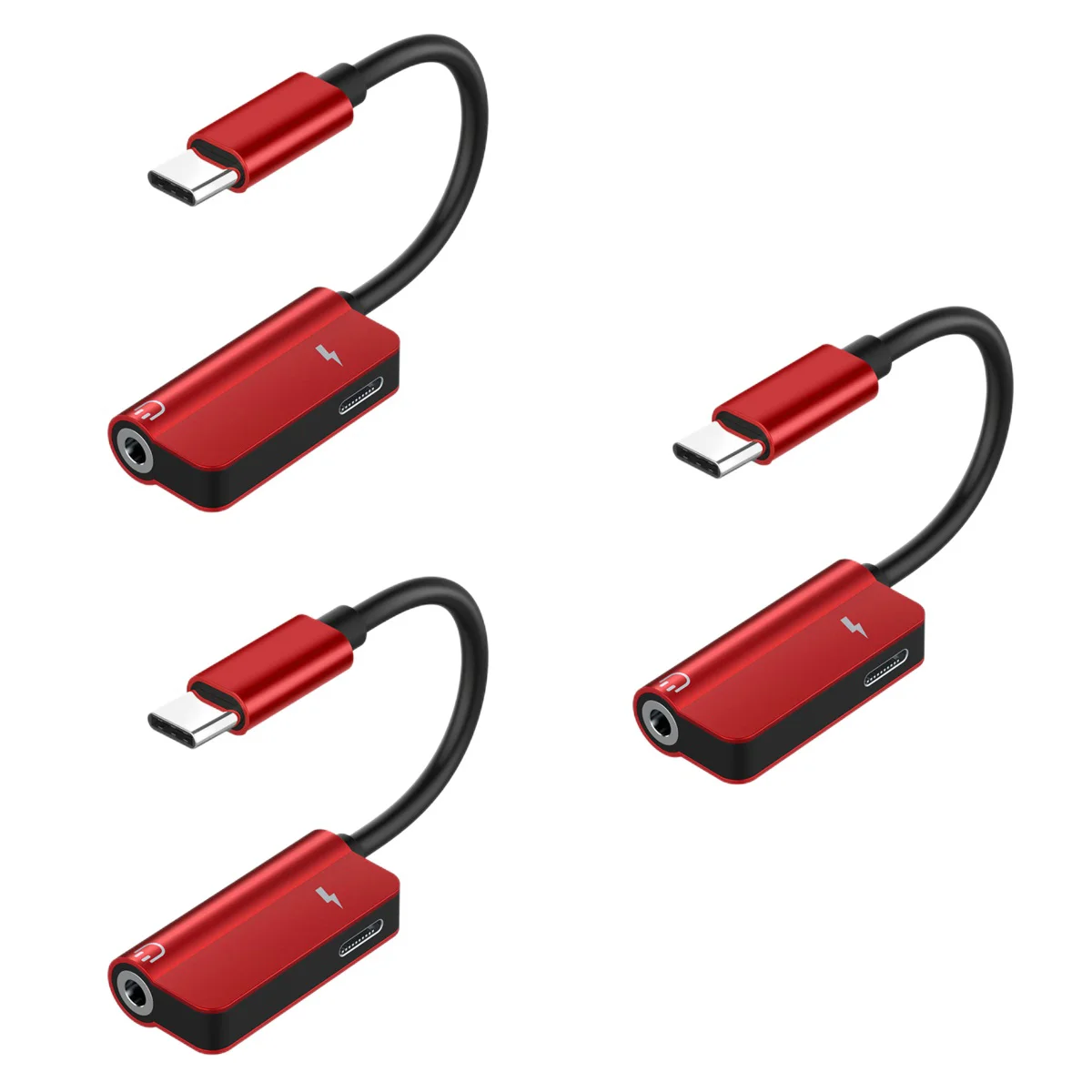 

Adapter Headphone C Type Audio Jack Usbexternal Practical Converter Splitter Aux Earphone Multi Functionalalloy5Mm Connector