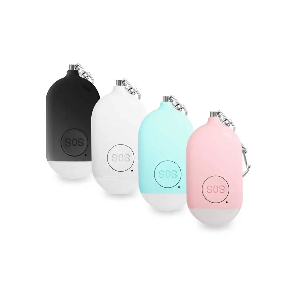 

Outdoor Personal Alarm Rechargeable Pocket Loud Sound Alerts Emergency Flashlight Fishing Jogging Alarming Security