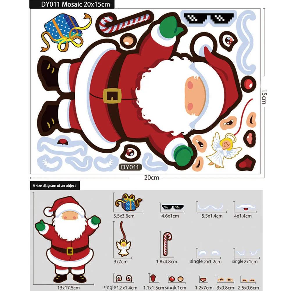 

Christmas Window Stickers Wall Sticker Glass Sticker Christmas Decoration For Home Living Room Wall Decor 2023 Happy New Year