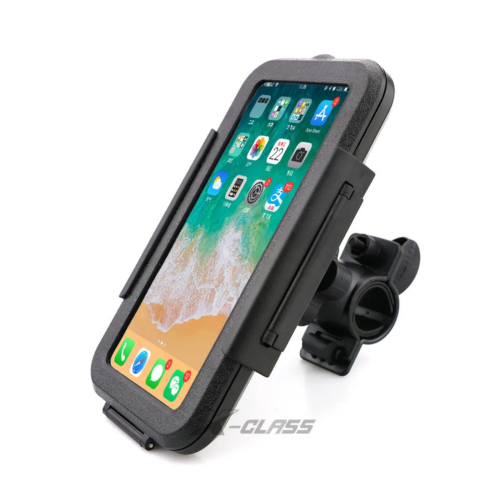 Универсальная сумка для телефона и GPS на руль мотоцикла с водонепроницаемым креплением для Yamaha Kawasaki BMW Honda Ducati.