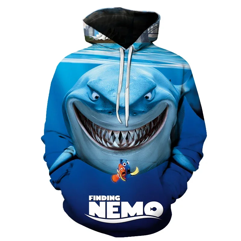 Толстовка с капюшоном в стиле Disney Модный повседневный крутой пуловер для