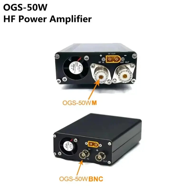 Фото Усилитель мощности OGS-50W HF 50W M/Q9 для USDX FT-817 IC-703 705 KX3 QRP FT-818 Xiegu G90 G90S G1M X5105 Ham AMP №1