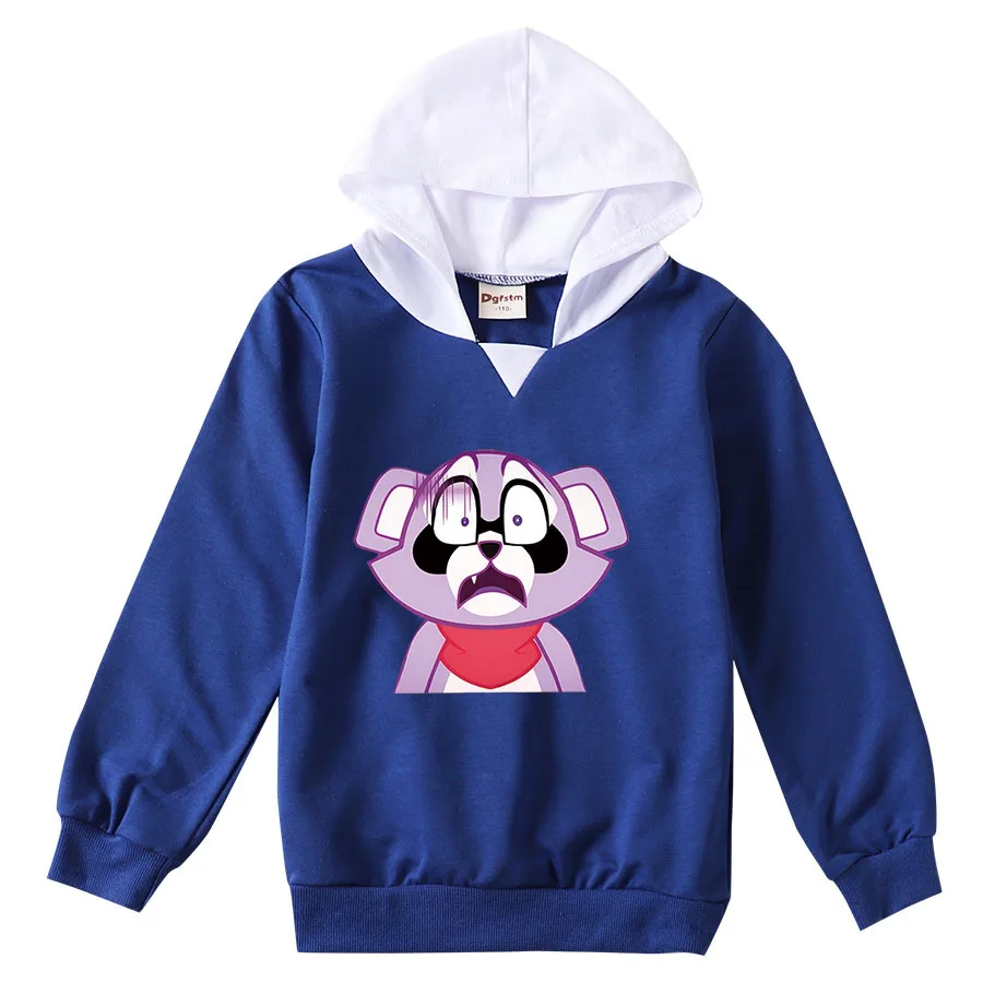 Детская толстовка с капюшоном парк индиго милые свитшоты в стиле аниме для