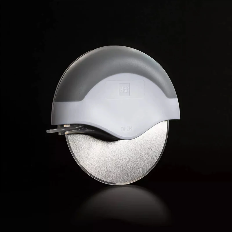 HUOHOU Pizza Cutter Removable Stainless Steel Round Wheel Cutting Knife for with Lid Roller Dough Slicer Pastry |