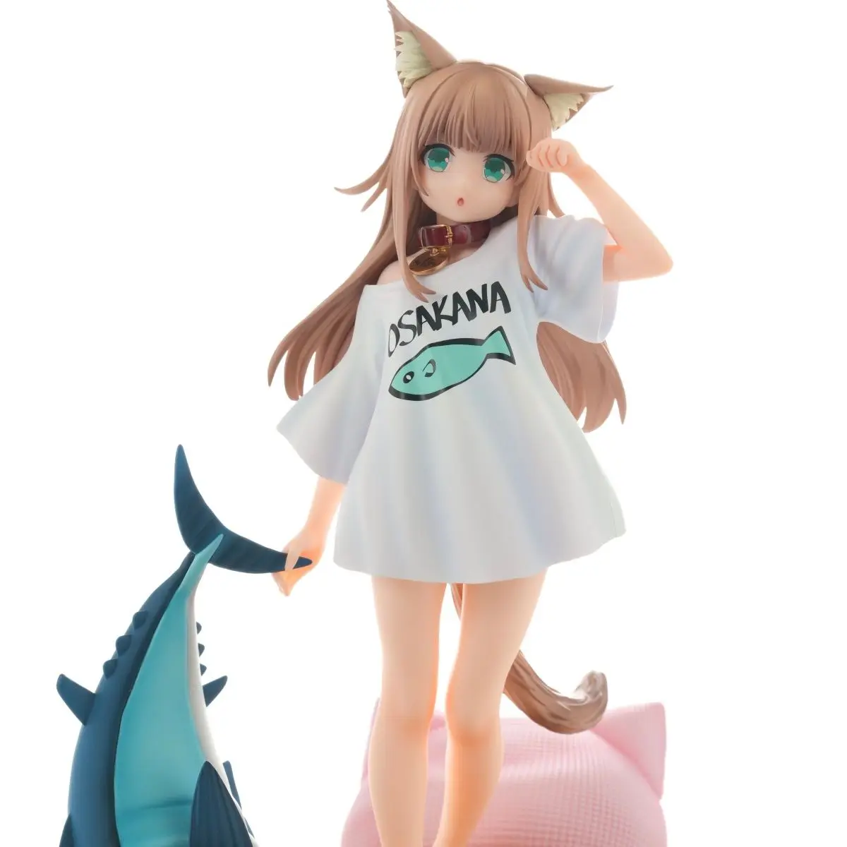 

20cm Uchi no Neko ga Onnanoko de Kawaii Kinako Good Morning Ver Kawaii Cat Girl 1/6 PVC Action Figure Toy Collection Model Doll