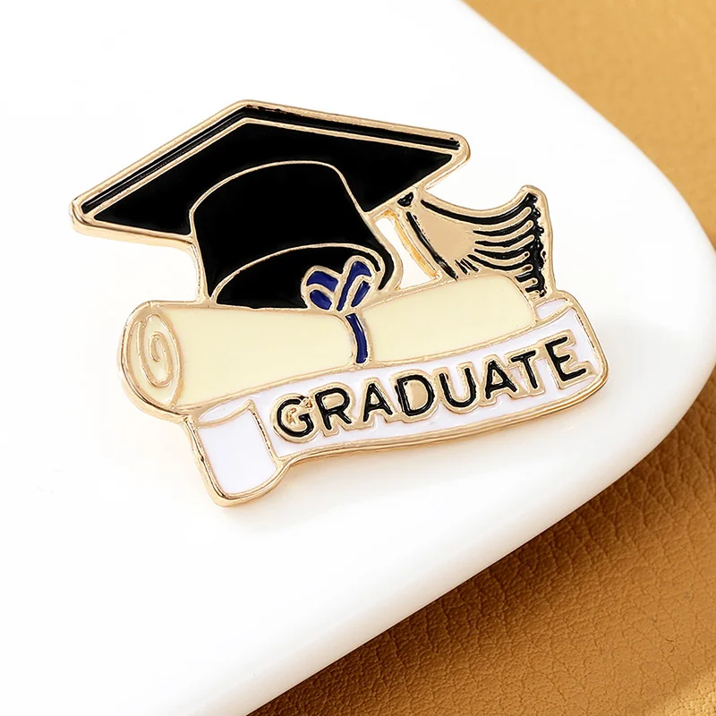 НОВЫЙ Выпускной сезон студенческий значок в форме шапки для студентов