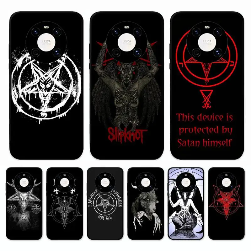

Devil Satan Phone Case for Huawei Mate 20 10 9 40 30 lite pro X Nova 2 3i 7se