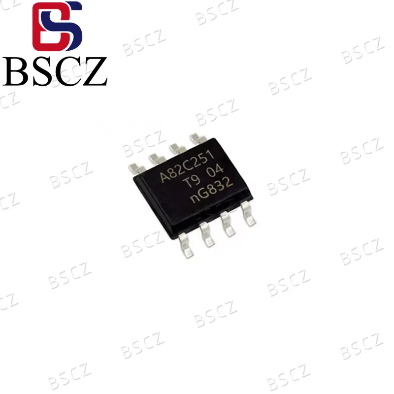 

10pcs PCA82C250 A82C250 PCA82C250T SOP-8 82C250Y PCA82C251 A82C251 PCA82C251T/YM CAN interface chip