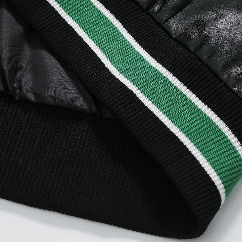 Новая бейсбольная куртка в стиле хип-хоп мужская куртка-бомбер с вышивкой и