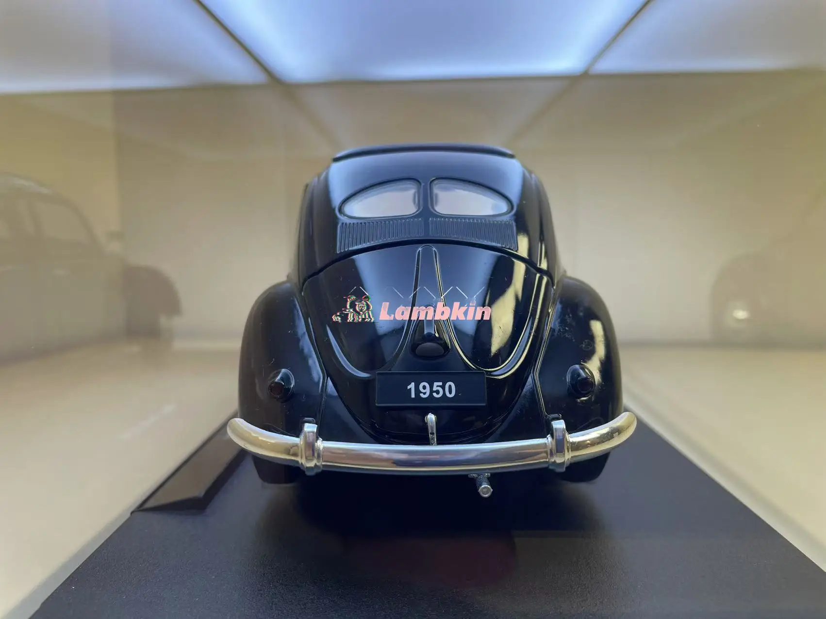 Оригинальная 1/18 VW kafer beetle 1950 классическая модель автомобиля редкая открывающаяся