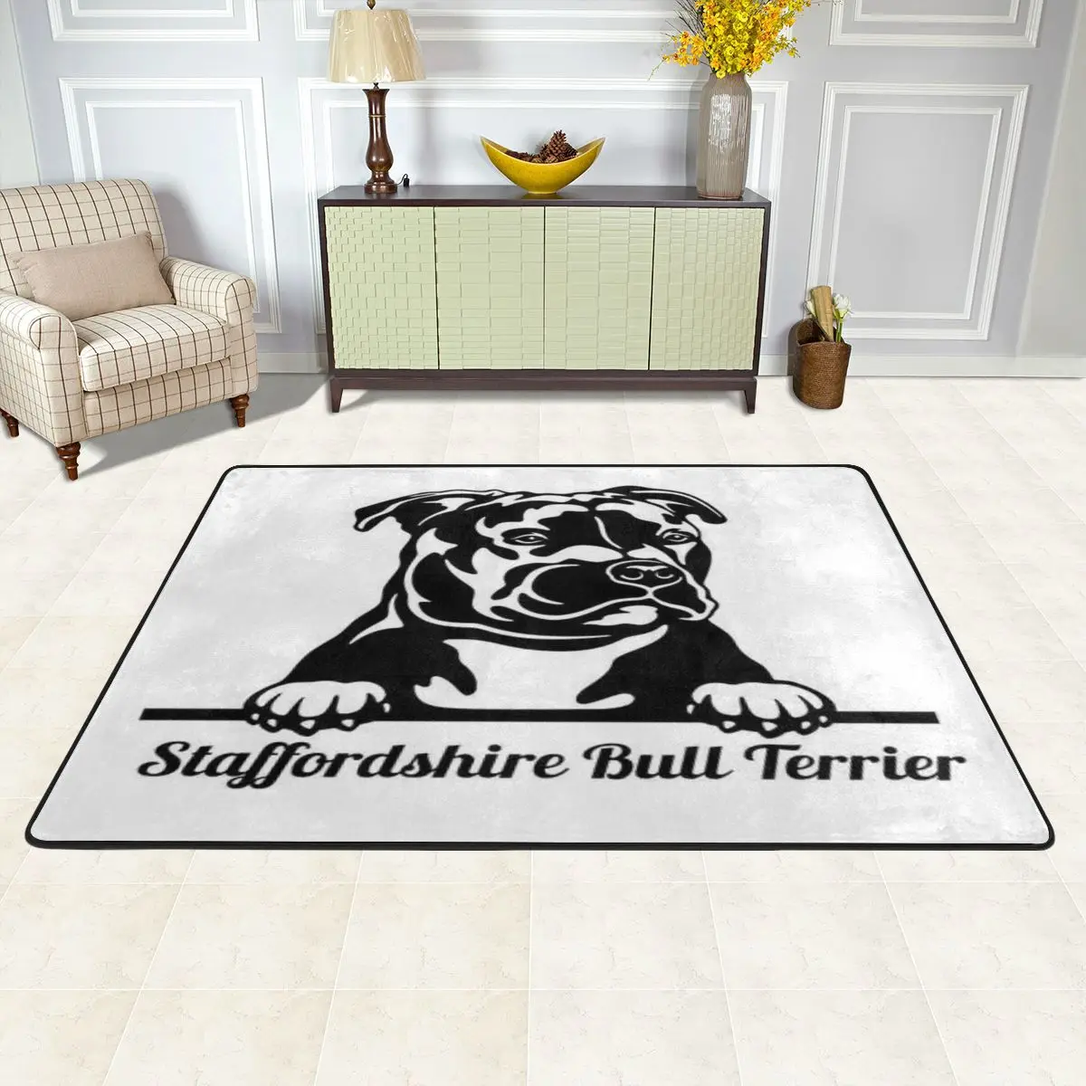 Персональный ковер 2116 года простой мультяшный противоскользящий для гостиной