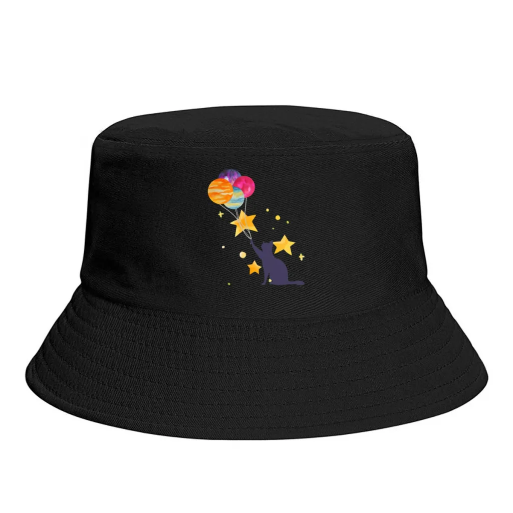 

Cat life is Perfect Solar Stray Game Men Women Bucket Hat Outdoor Foldable Thick Panama Cap Visor Sun Hats Fisherman Caps