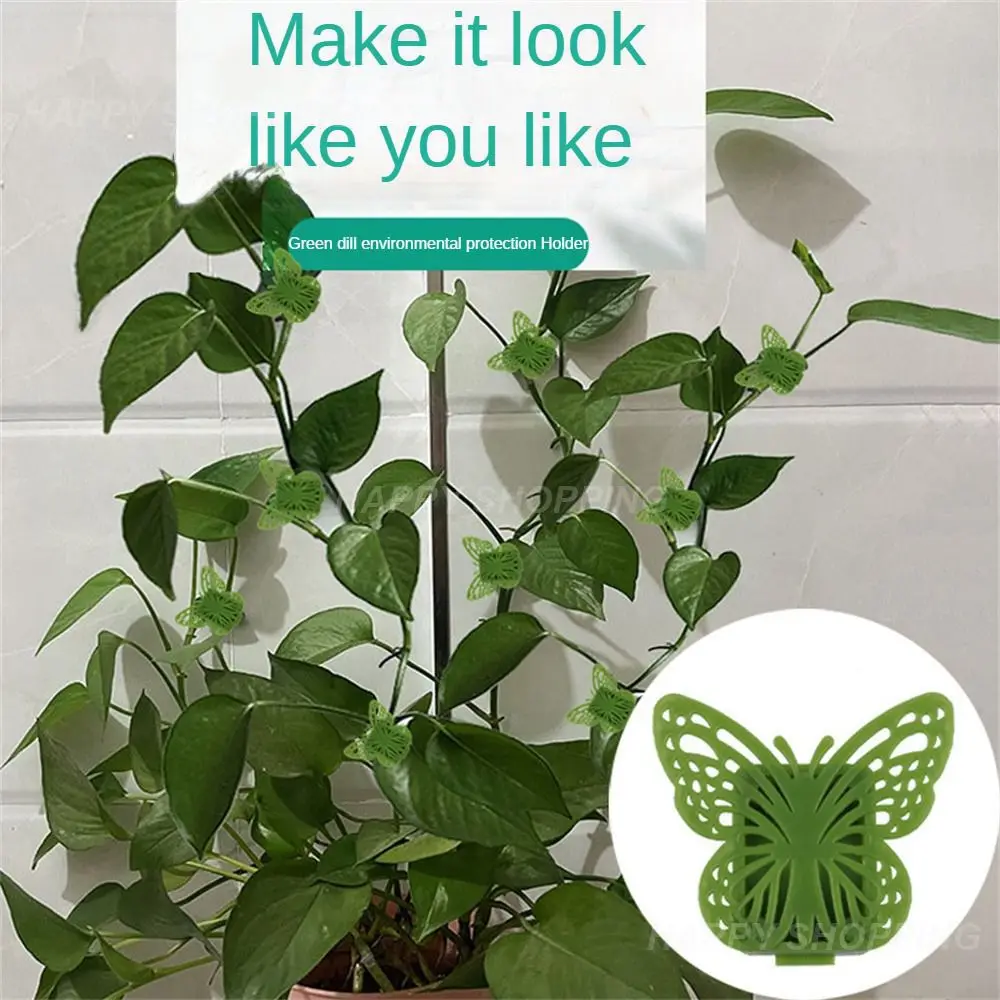 

Plant Climbing Wall Fixer Creative New Plastic Not Fall Strong Adsorption Organizer Retaining Clip Green Dill Fixer