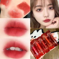 6 colors red rose peach lipstick long lasting moisturizing velvet matte lipsticks waterproof makeup lip stick maquiagem make up