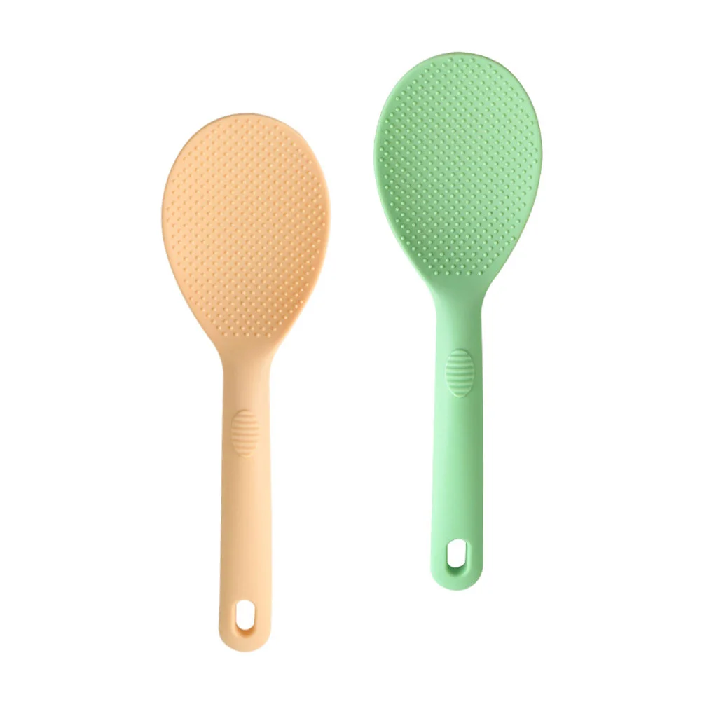 

Rice Spoon Spatula Paddle Spoons Scoop Soup Serving Kitchen Cookerscooper Silicone Ramen Cooking Japanese Ladleutensil Non Stick