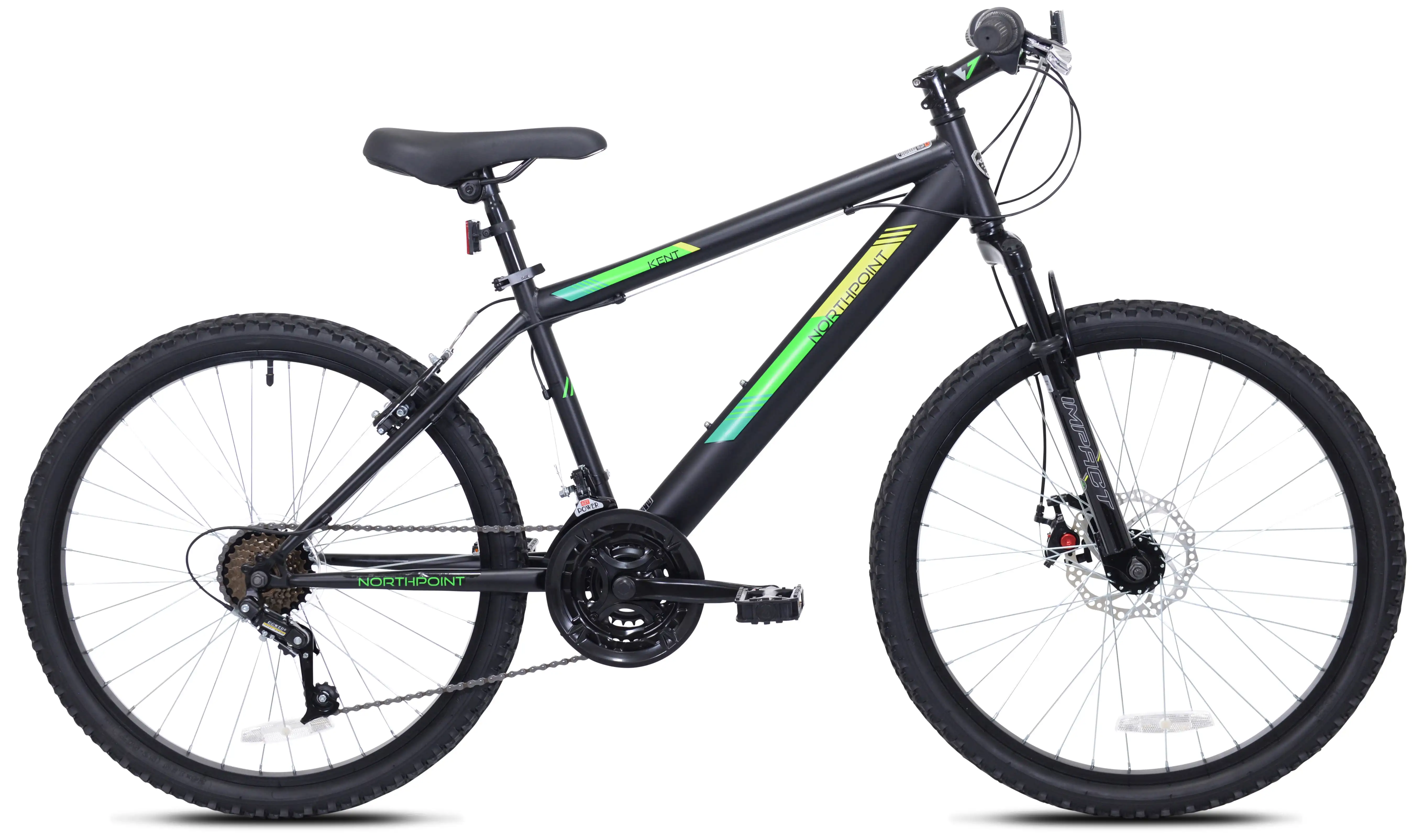 

Kent 24" Northpoint Boy's Mountain Bike, Black/Green