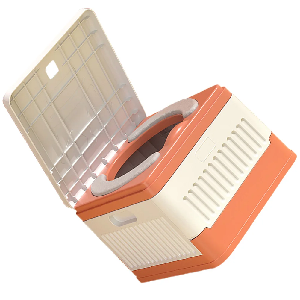 

Portable Toddler Potty Covered Makeup Organizer For Camping Travel Seat Kids Folding