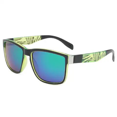 Модные солнцезащитные очки в квадратной оправе для рыбалки декоративные фотохромные солнцезащитные очки в стиле ретро для женщин и мужчин ...