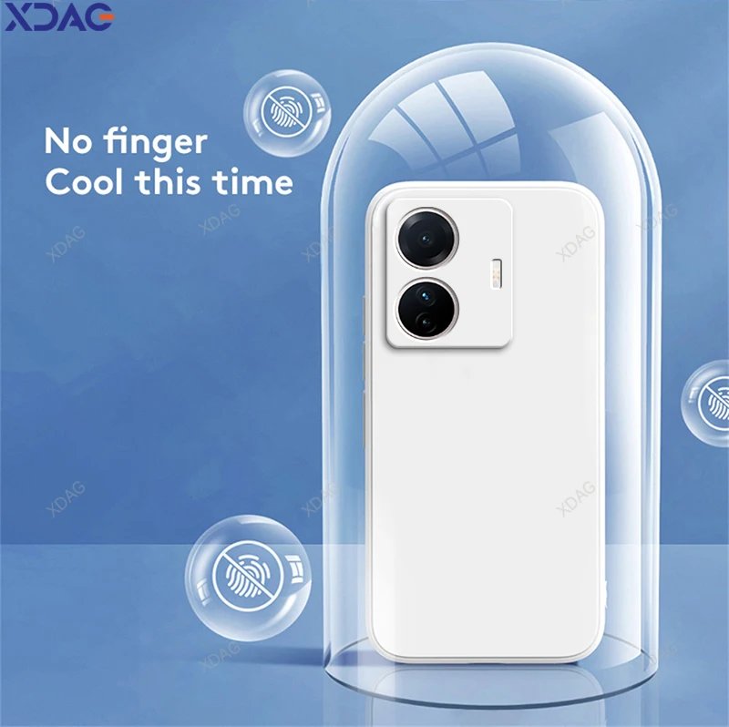 Жидкий силиконовый чехол для телефона VIVO T1 5G 6 44 дюйма V2141 V2157 Малайзия/Филиппины