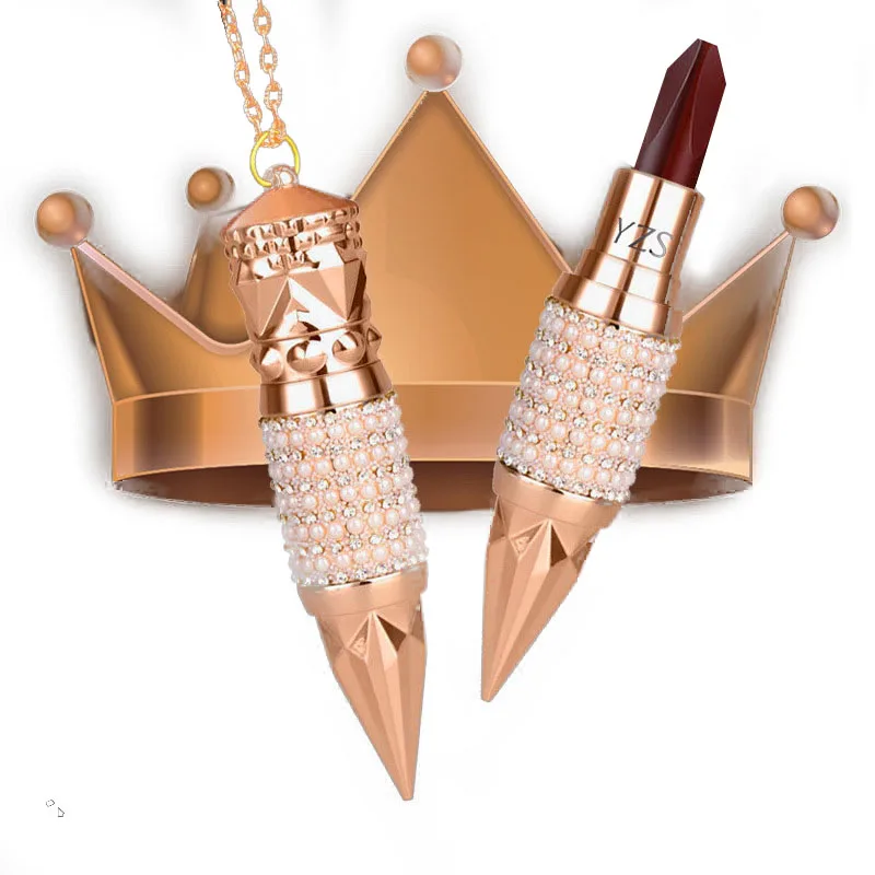 

Lipstick 1 Pcs Three-color Scepter Lip Gloose Waterproof Lipstick Long-lasting Non-sticking Non-marking Cosmetics