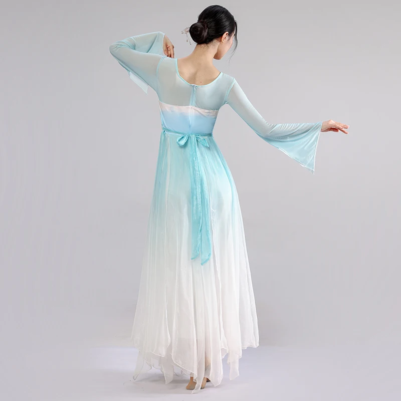 Водный Китайский народный стиль ханьфу классические танцевальные костюмы